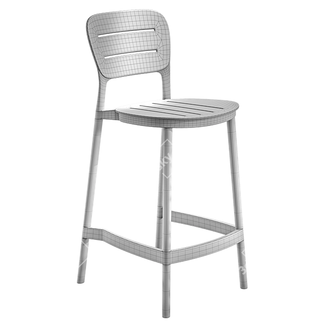 Outdoor Morella Bar Stool 3D model image 5