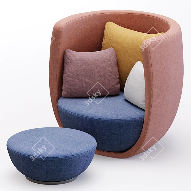 Modern Nido By Rossin Design 3D model image 4