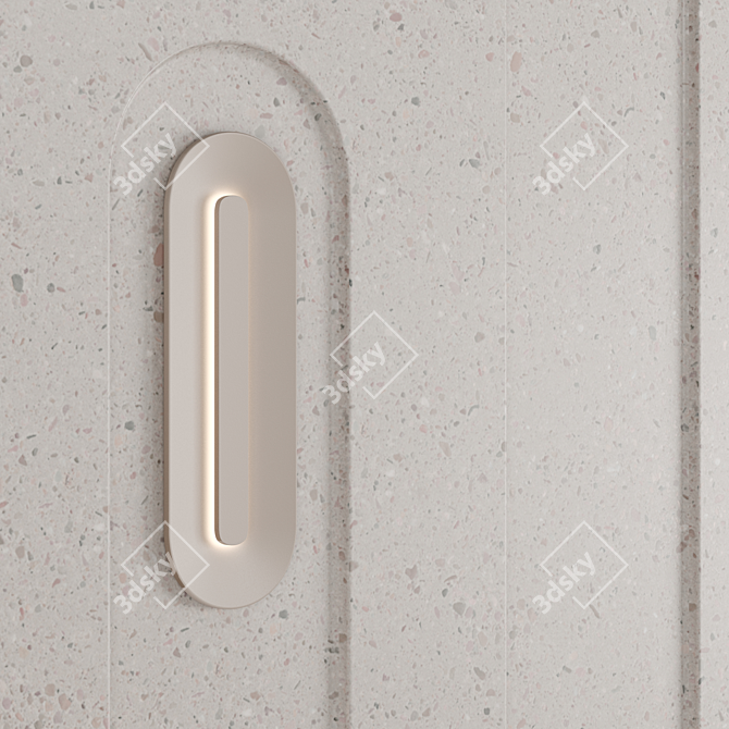 Modern 3D Decor Wall Panels 3D model image 2