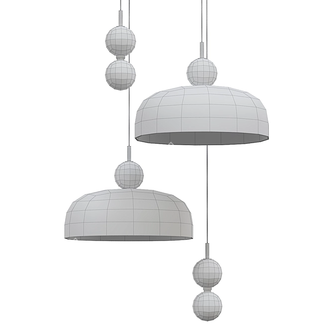 Translated Description: ROCCO Design Lamps 

Modern Elegance Lighting Solution 3D model image 2