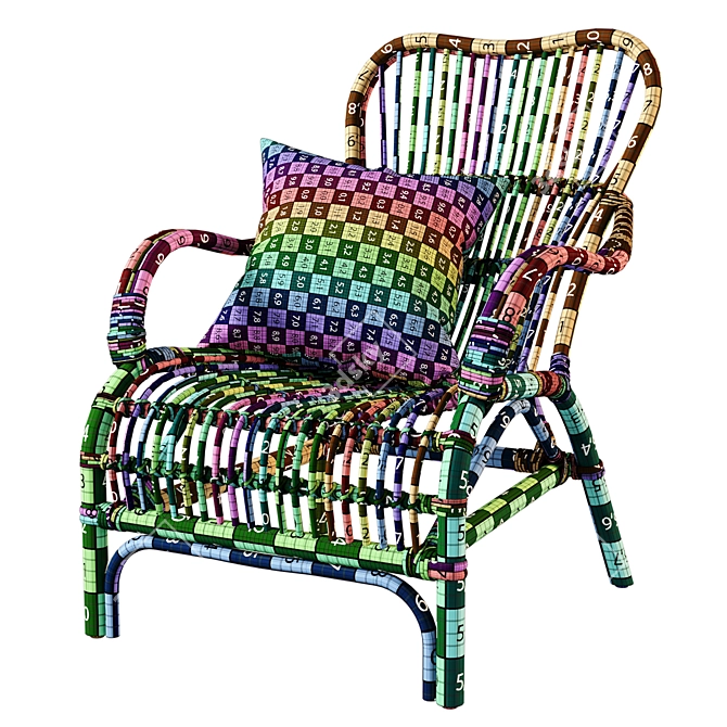 Modern Jysk Liseleje Armchair 3D model image 3