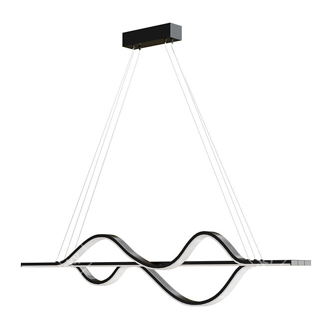 Elegant Modern Design Lamp 3D model image 1