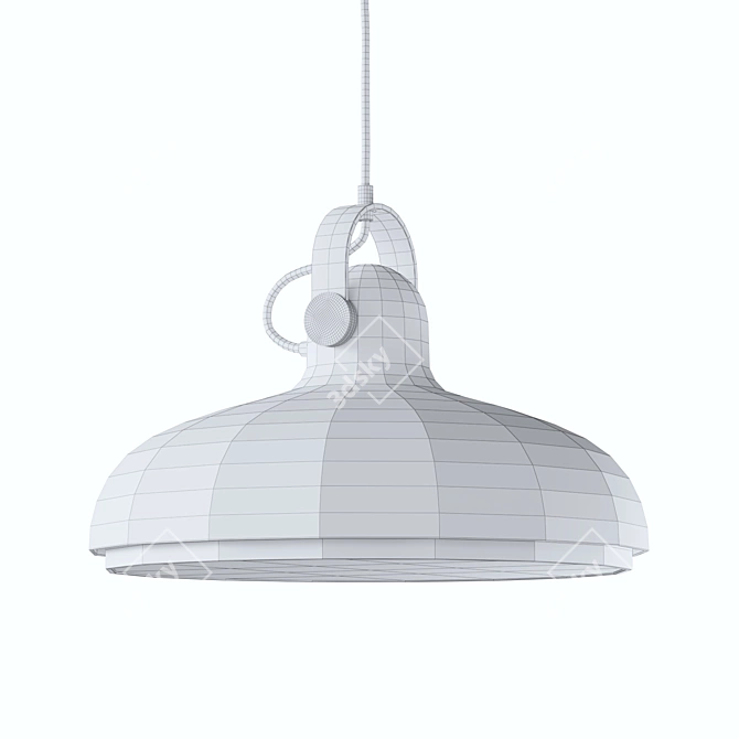 Modern Scandinavian Pendant Light 3D model image 6