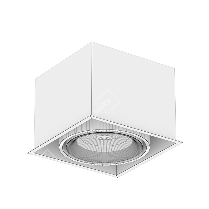 Nordel LED Recessed Light - IP40 3D model image 2