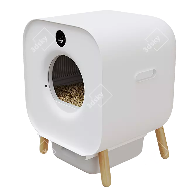  Smart Cat Litter Box 3D model image 1