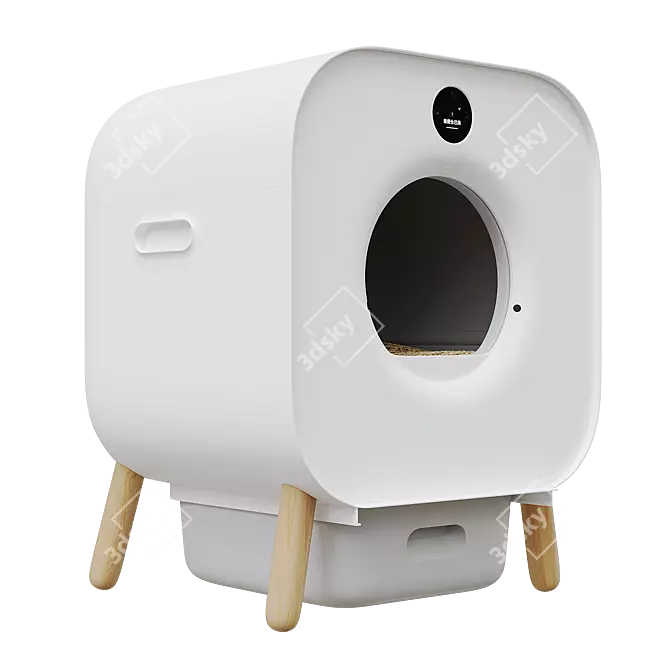  Smart Cat Litter Box 3D model image 2