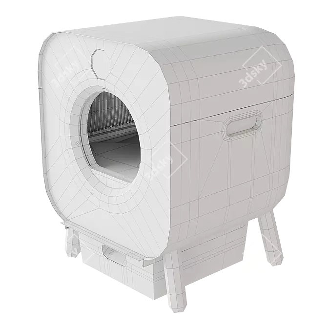  Smart Cat Litter Box 3D model image 5