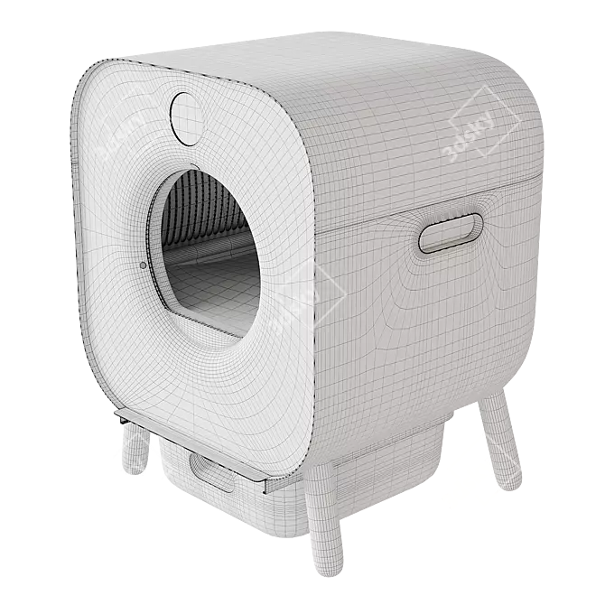  Smart Cat Litter Box 3D model image 6