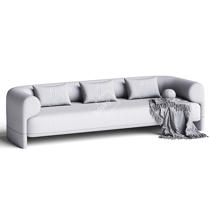 Modern Kasba Sofa Design 3D model image 6