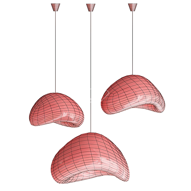Ethereal Halia Pendant Lighting 3D model image 7