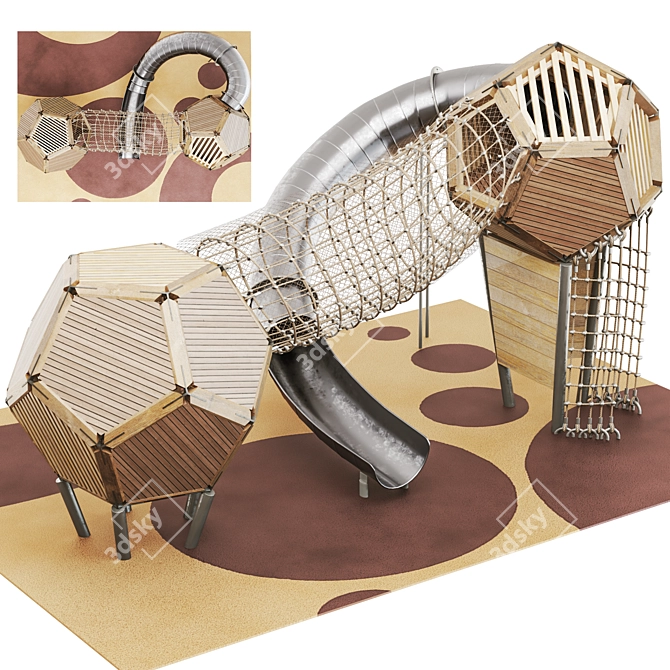  Duncan & Grove Climbing Frame No.7 3D model image 1