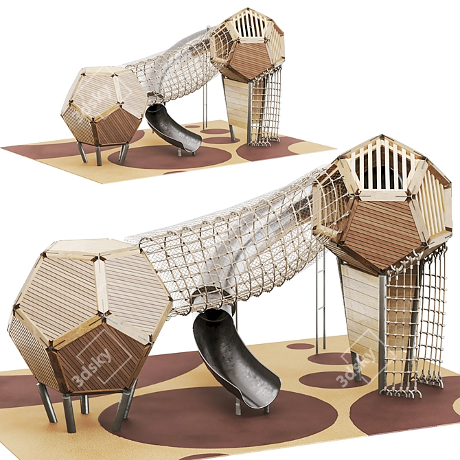  Duncan & Grove Climbing Frame No.7 3D model image 2