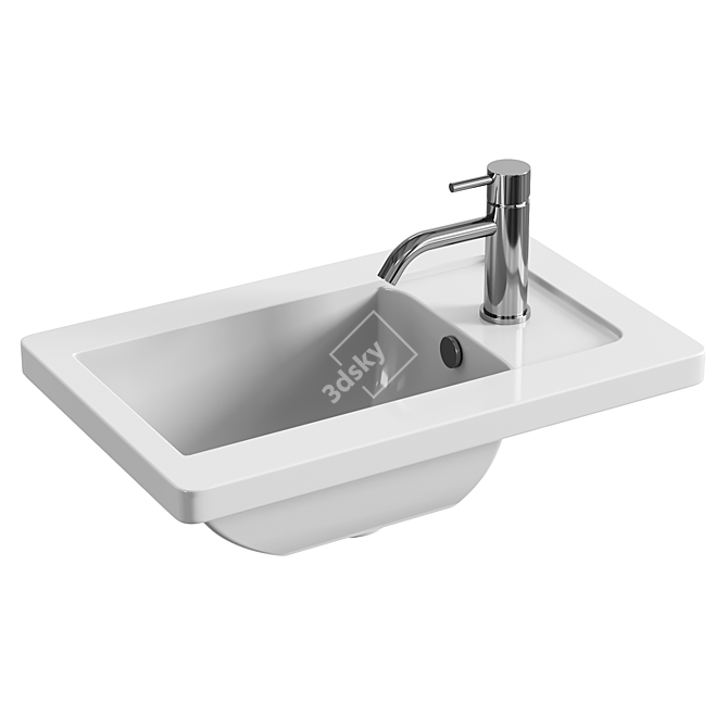 VitrA Integra Hand Washbasin: Modern Elegance 3D model image 1