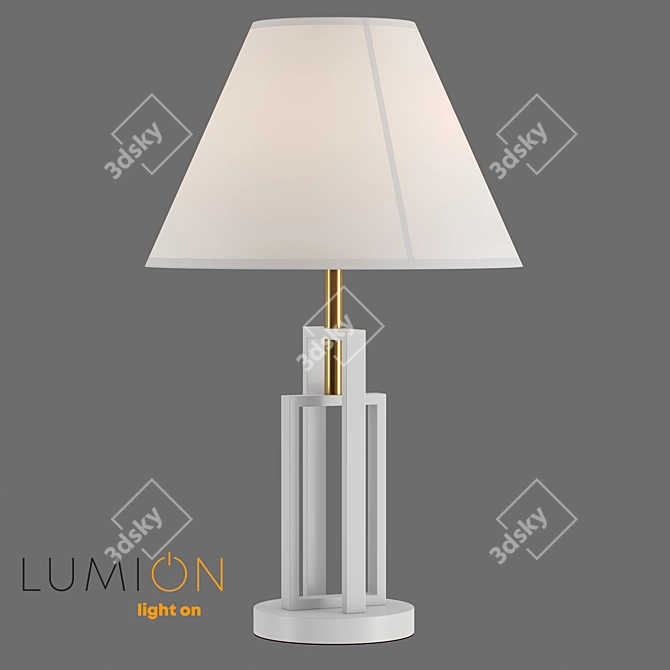 Lumion Neoclassi Fletcher Desk Lamp 3D model image 3