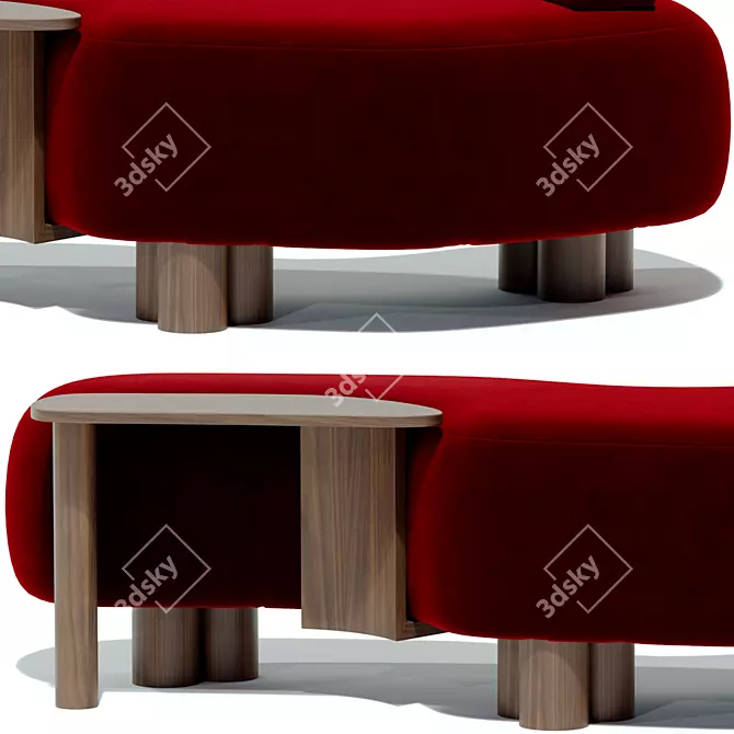 Modern Minho Lounge Chair Download 3D model image 3