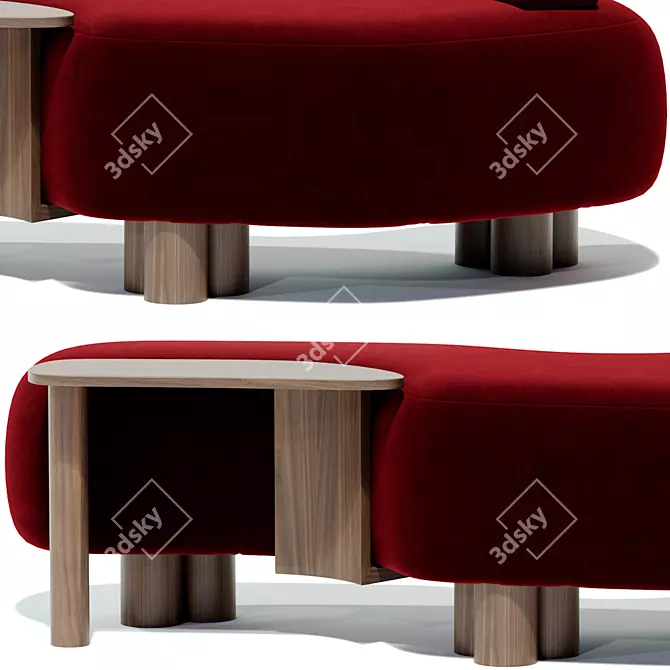 Modern Minho Lounge Chair Download 3D model image 7