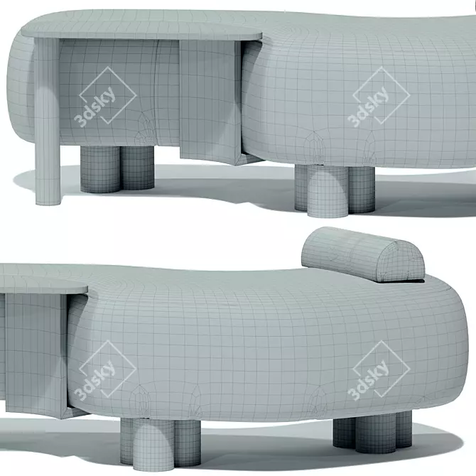 Modern Minho Lounge Chair Download 3D model image 8