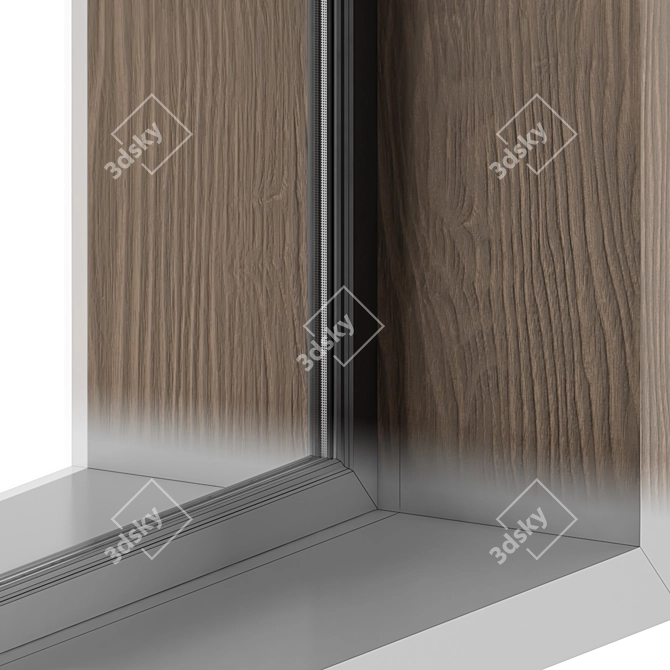 Modern Doors Windows Materials Set 3D model image 11