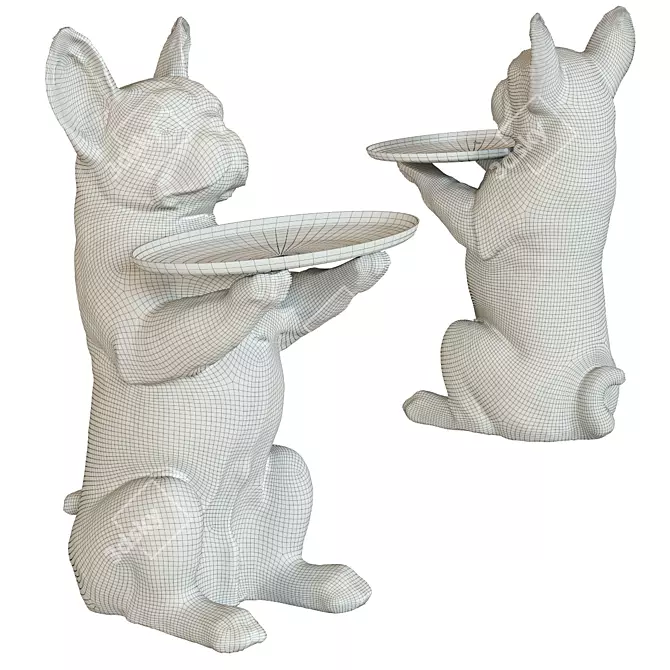 Kare Design Bully Butler Figurine 3D model image 2