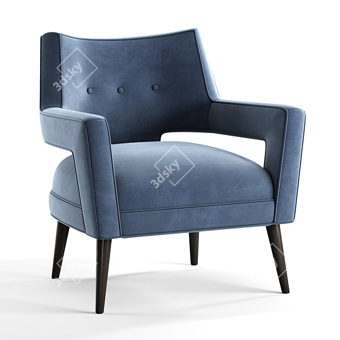 Precedent Hunter Chair: Classic Comfort 3D model image 1