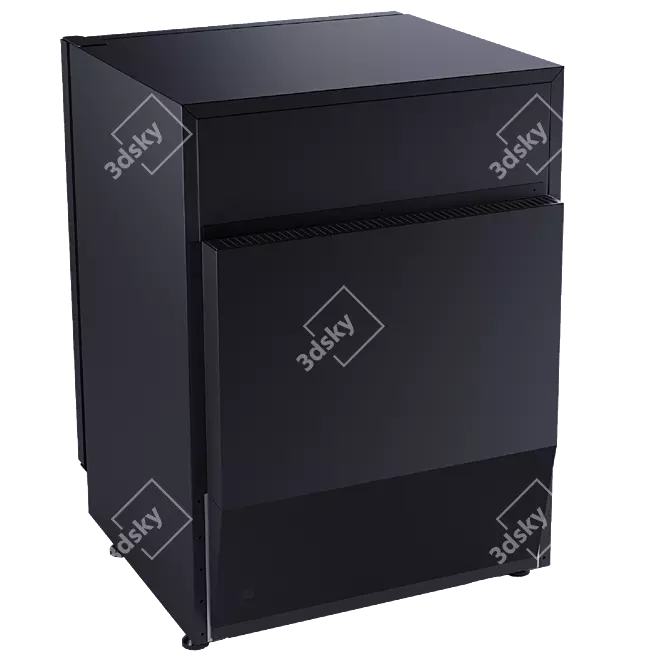 Mini Bar Glass Display Showcase 3D model image 3