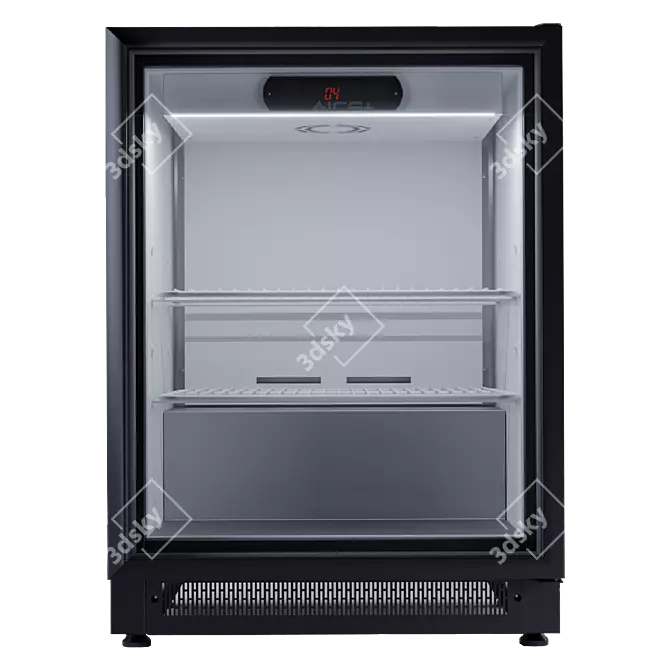 Mini Bar Glass Display Showcase 3D model image 4