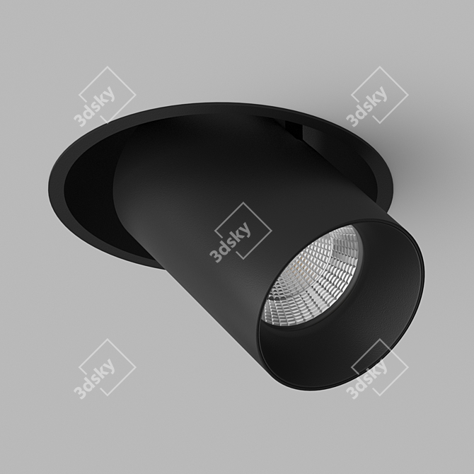 Mini LED Recessed Light Fixture 3D model image 2