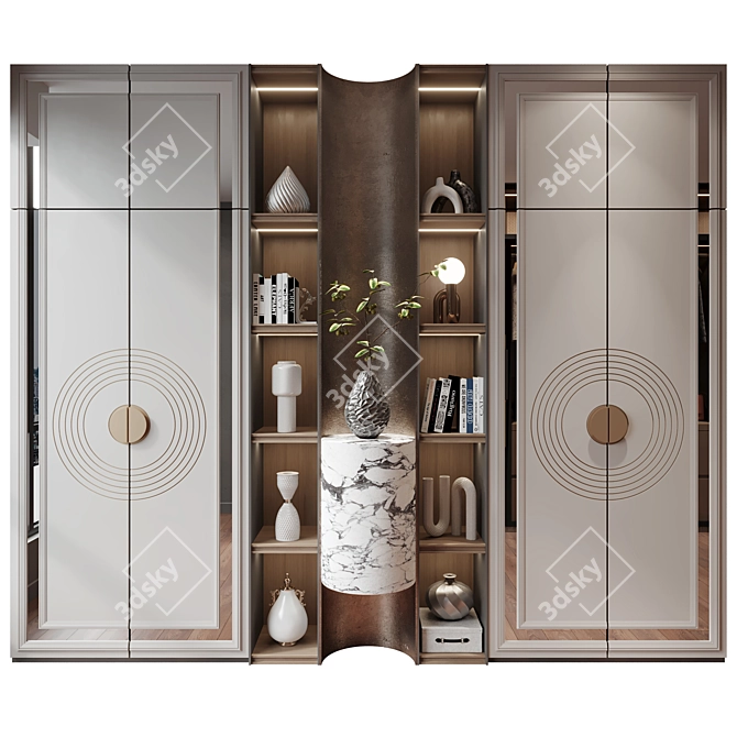 Modern Furniture Set GHS-2364 3D model image 3