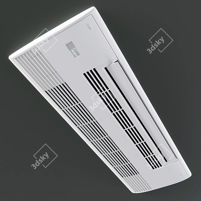 Mitsubishi Electric MLZ-KA50 VA Cassette Panel 3D model image 1