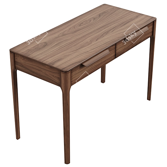 MODIS Interiors Lounge Table Oak 3D model image 3