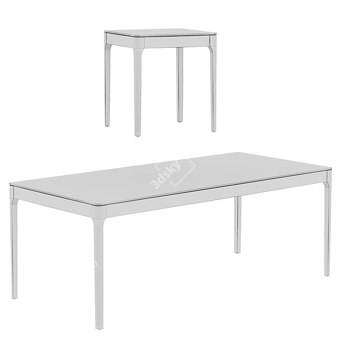 MODIS Interiors Lounge Coffee & Side Tables 3D model image 7
