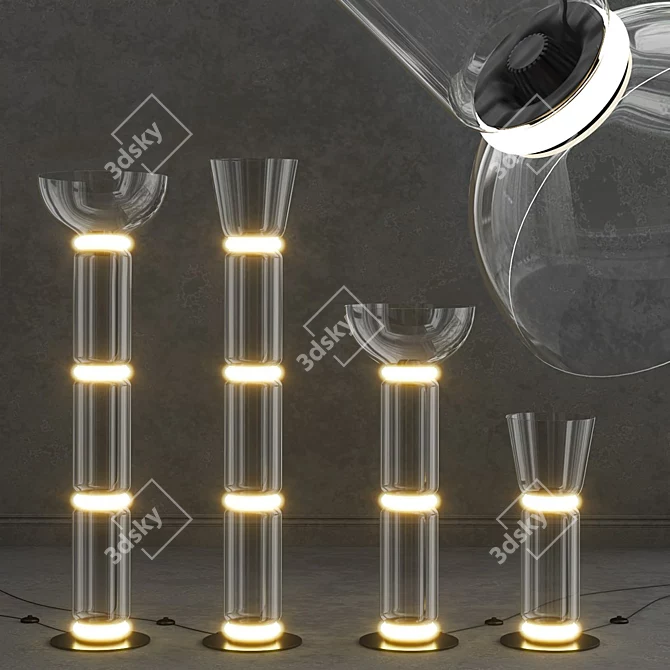  Flos NOCTAMBULE Floor Lamp Collection 3D model image 3