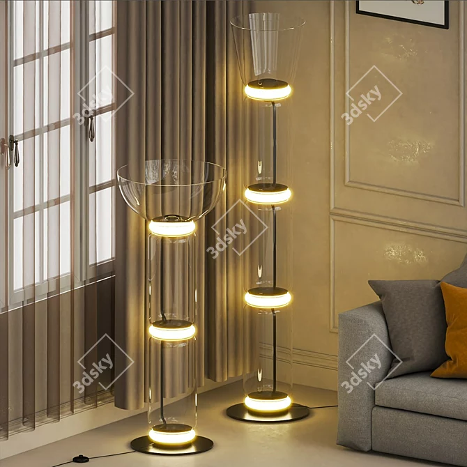  Flos NOCTAMBULE Floor Lamp Collection 3D model image 7