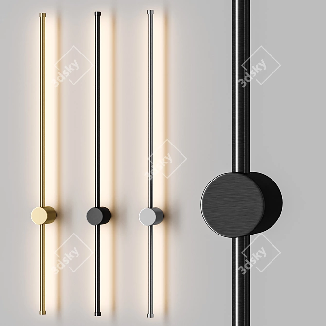 Modern Wall Sconce Light Fixture 3D model image 2