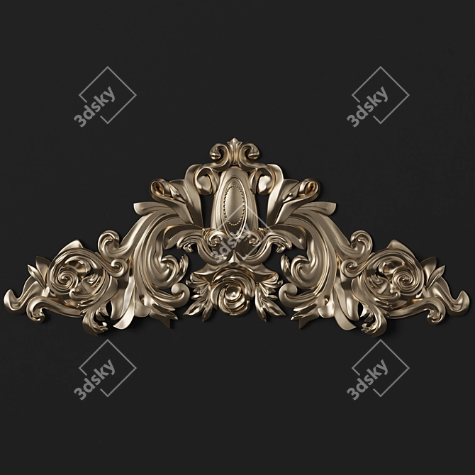 3D Max Corona Trim Ornaments 3D model image 2