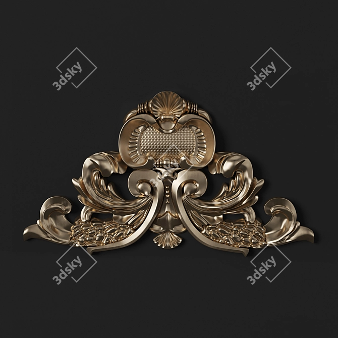 3D Max Corona Trim Ornaments 3D model image 3