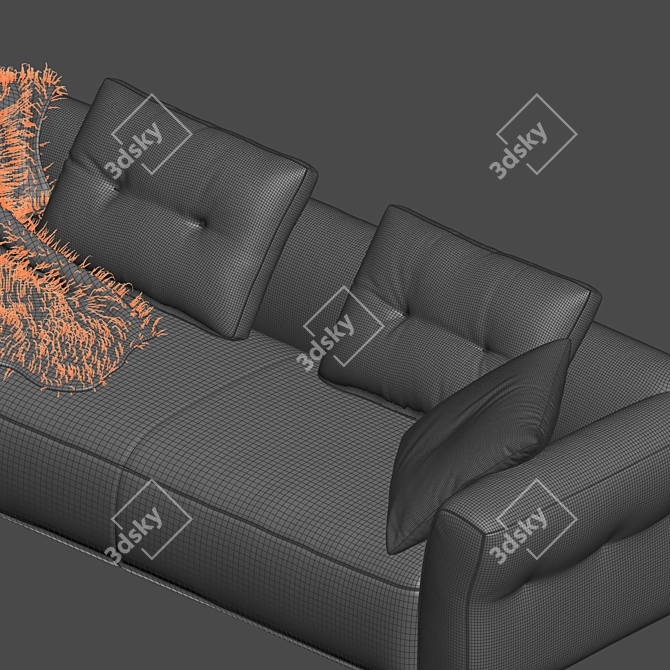 Cassina SENGU BOLD 2s: Fur Rendering 3D model image 3
