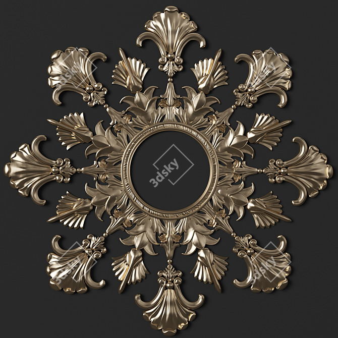 3D Max Corona Trim Ornament 3D model image 1