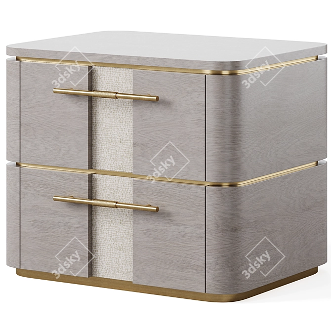 Modern AGRA Bedside Table 3D model image 3