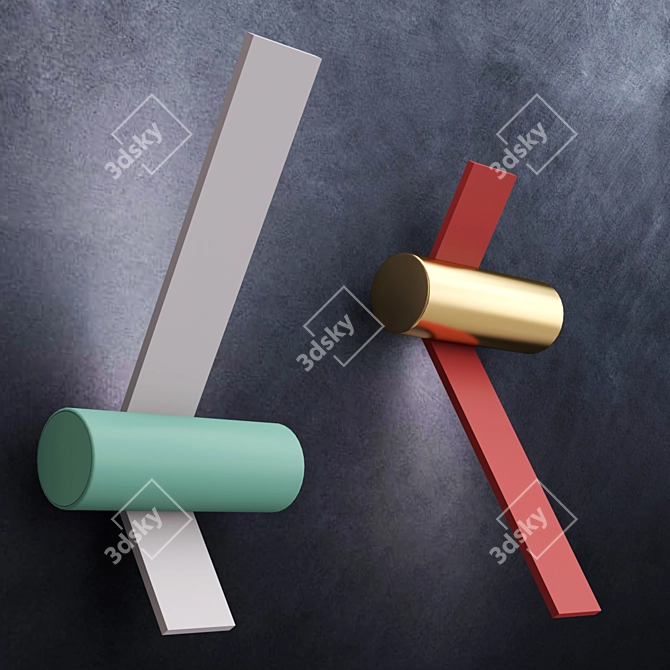NASTRO Wall Lamp Collection - Elegant Indoor Lighting 3D model image 4