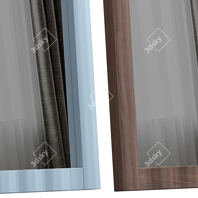 Ebba Wall Mirror - Urban Sophistication 3D model image 4