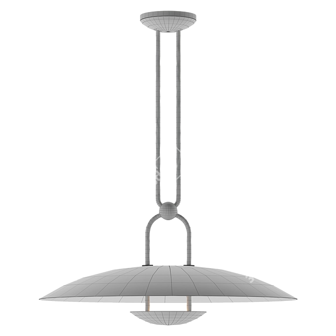 Elegant Visual Comfort Pendant Lighting 3D model image 4