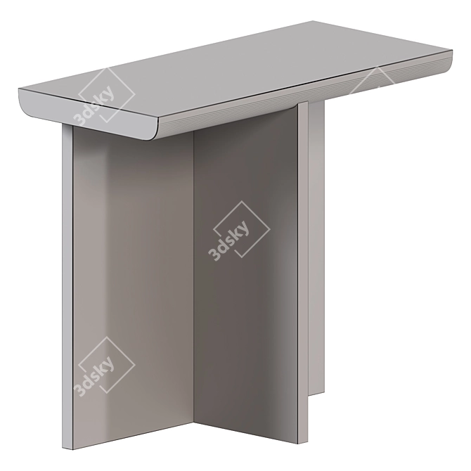 Exquisite Norte Side Table 3D model image 2