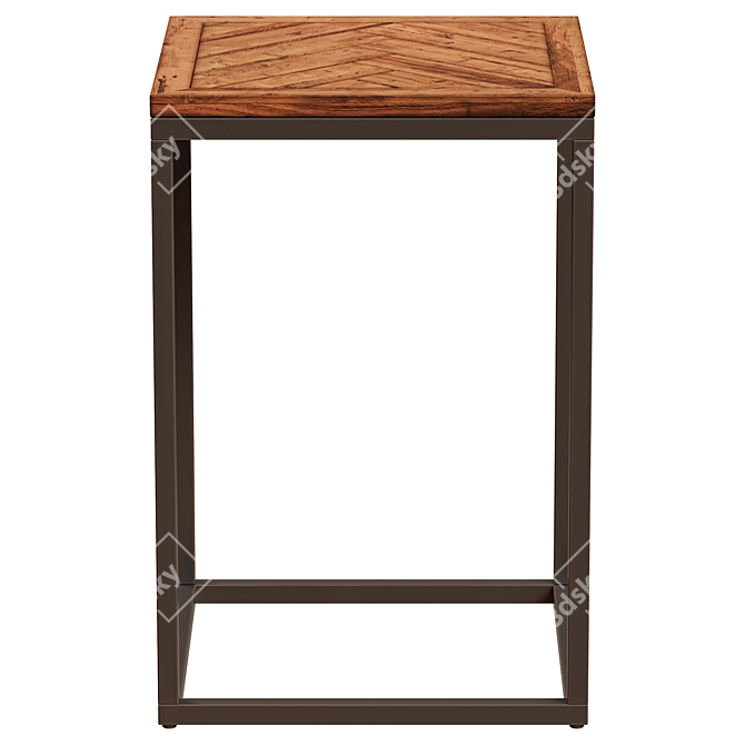 Geometric Ornament Side Table 3D model image 2