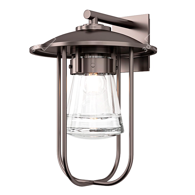 Erlenmeyer Large Outdoor Sconce 3D model image 1