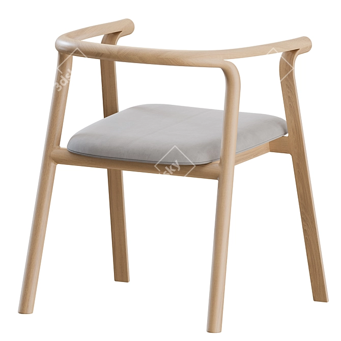 Condehouse Splinter Armchair: Elegant Design 3D model image 7