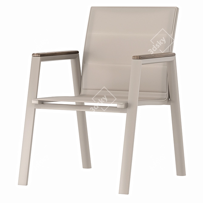 Lora Garden Table Chair Set 3D model image 2
