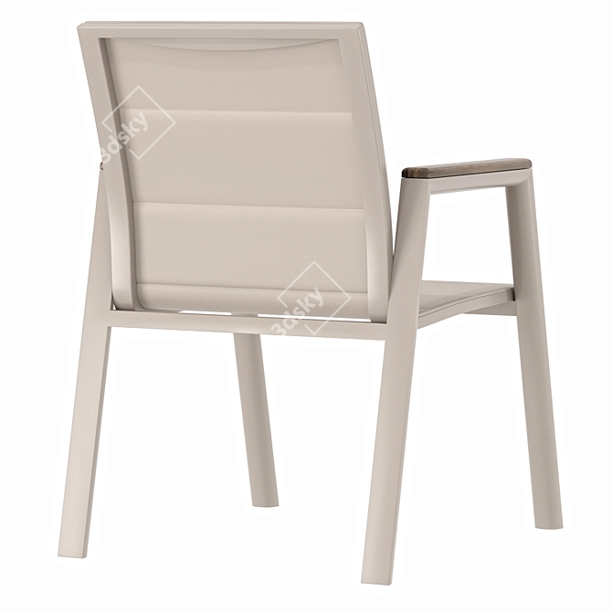Lora Garden Table Chair Set 3D model image 3