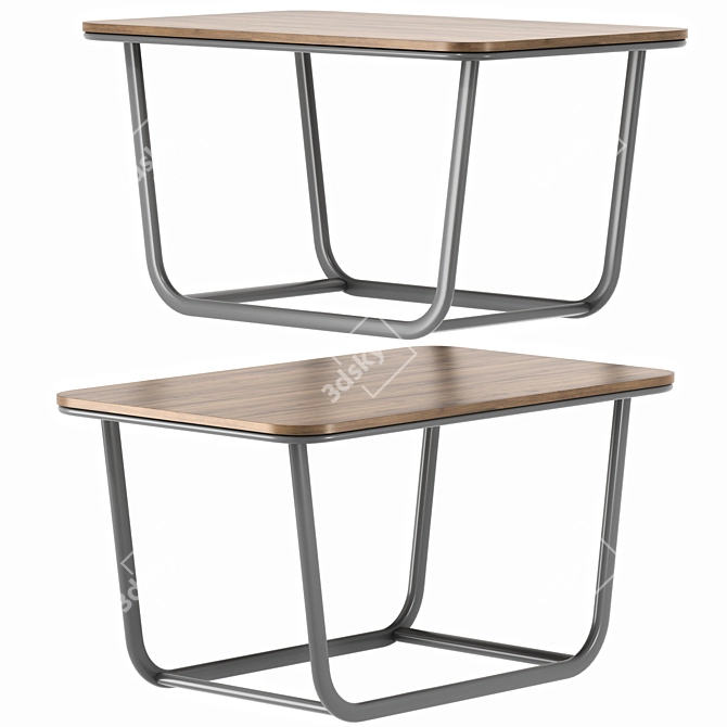 Modern Nora Coffee Table Design 3D model image 1