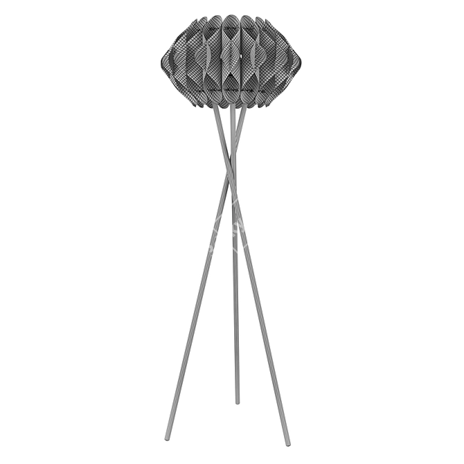Azzardo Ruben Floor Lamp 3D model image 7